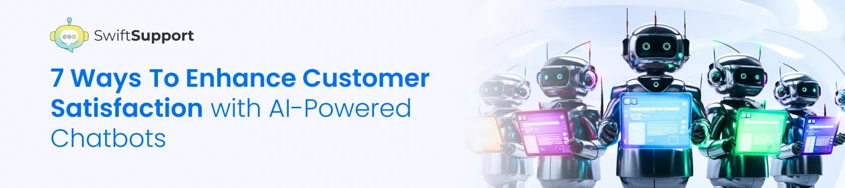 banner image y ways to enhance customer support with AI chatbots